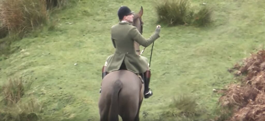South Shropshire Hunt illegally hunting on Long Myn National Trust