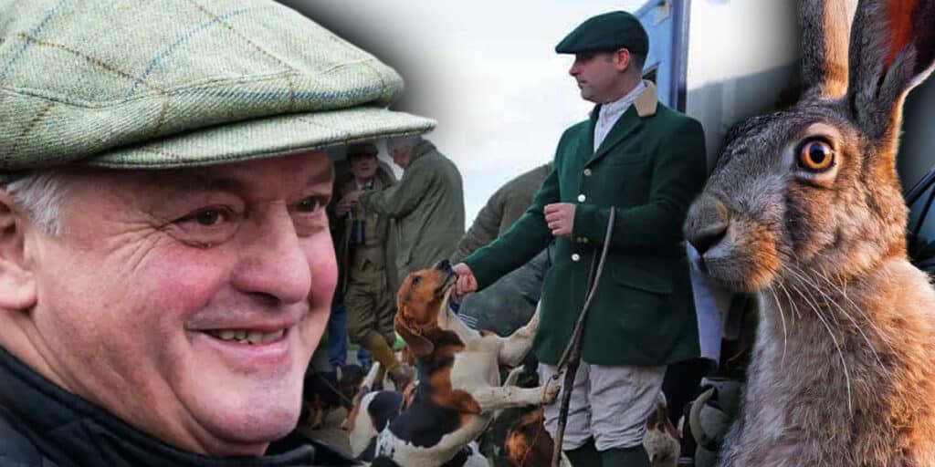 Racehorse owner Colin Tizzard owns hare hunting pack