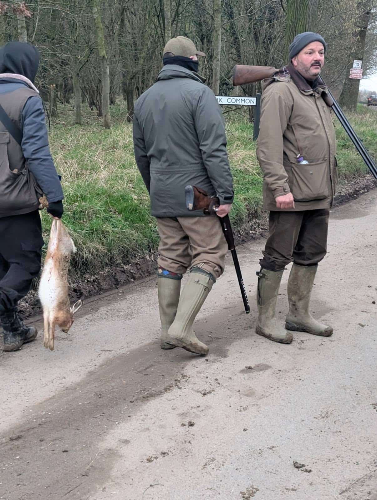 Hare shoot in Banham, 15 February 2025 